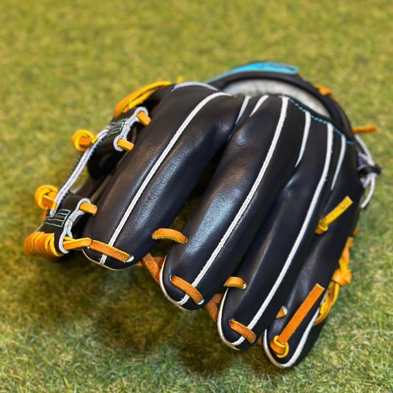 YAMAMOTO Pro Essential 硬式内野用 EA3 Yブラック×紐タン×ステッ