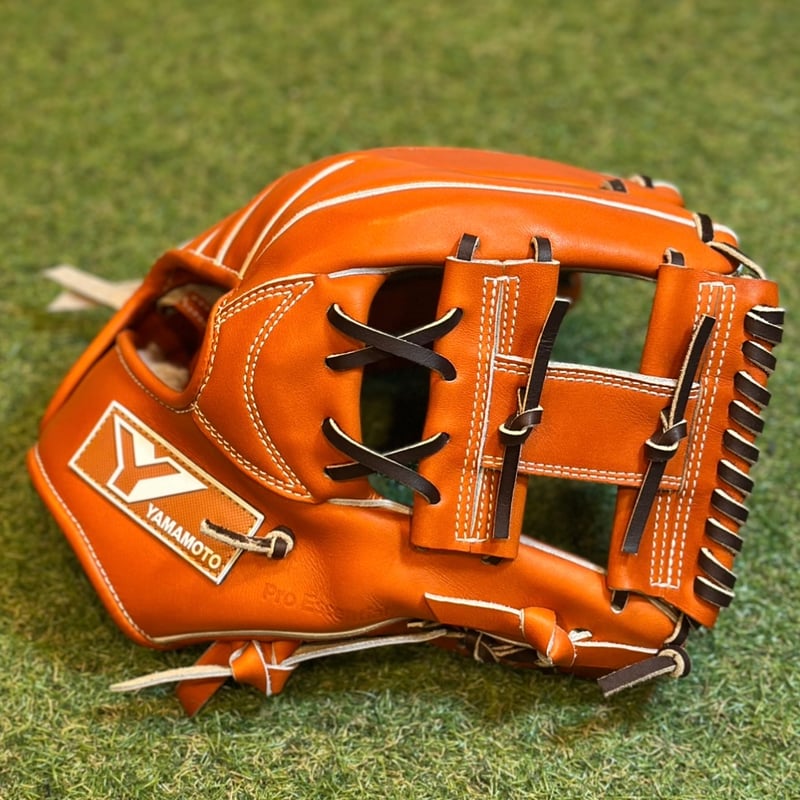 YAMAMOTO Pro Essential 硬式小指2本入れ専用内野用 H6 ブラウン