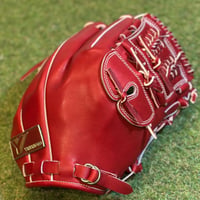 YAMAMOTO Pro Essential　硬式内野用　AR13  ボルドー×紐ボルドー×ステッチホワイト　ショックツーピースウェブ