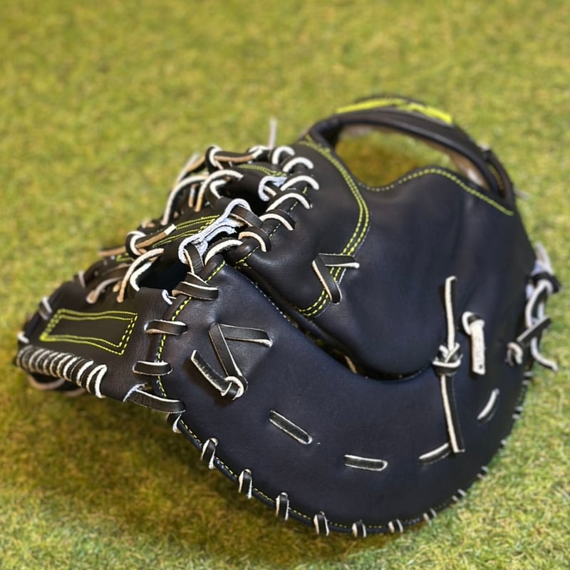 YAMAMOTO Pro Essential ファーストミット 32F Yブラック×紐ブラッ