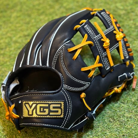 YGS プロ仕様 野球グローブ 青黒黄 山本グラブスタジオ