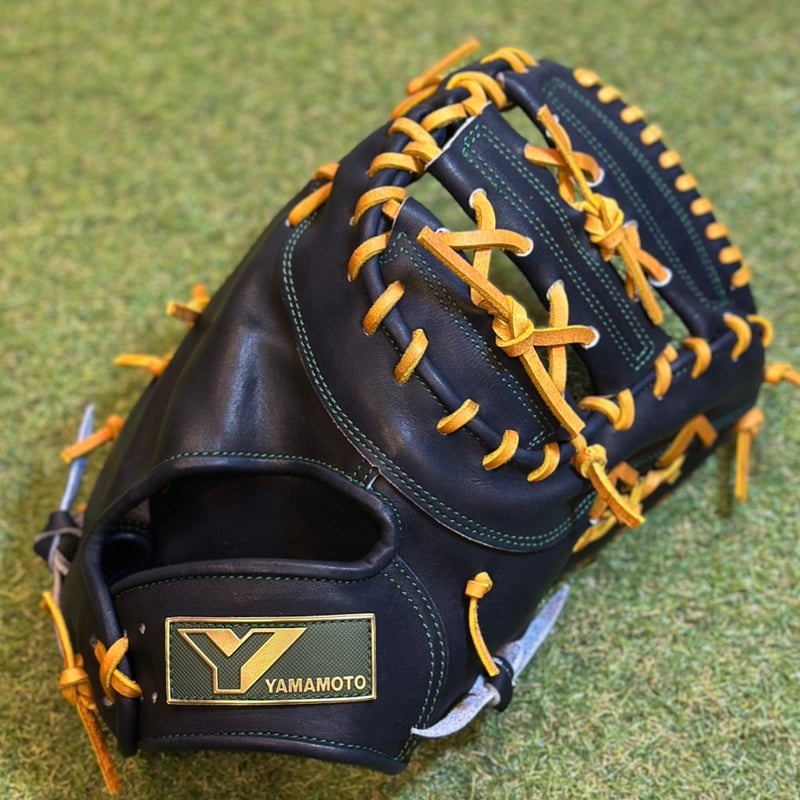 YGS ファーストミット YAMAMOTO Pro Essential ファーストミット 32F Yブラック×紐タン×