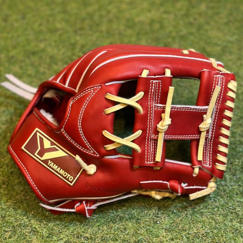 YAMAMOTO Pro Essential 硬式小指2本入れ専用内野用 H6 ボルドー
