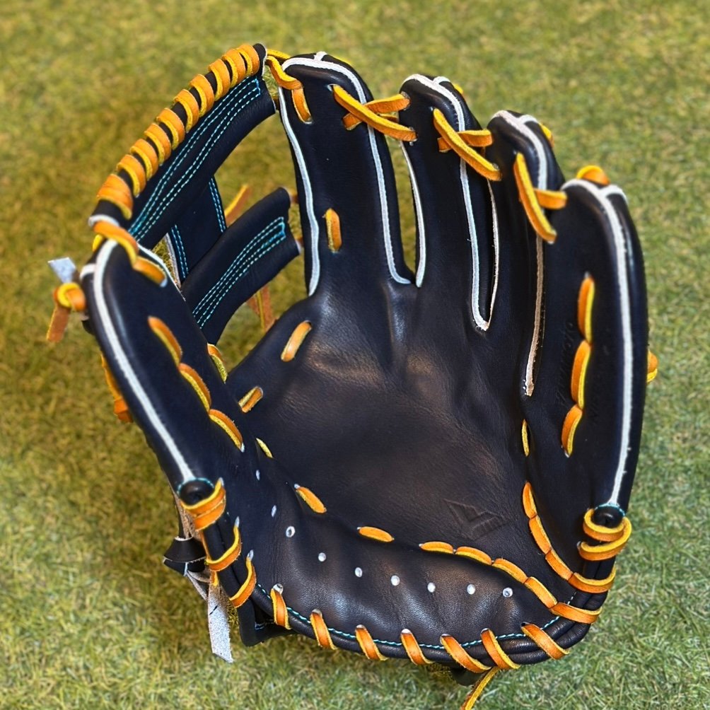 YAMAMOTO Pro Essential 硬式内野用 EA3 Yブラック×紐タン×ステッ