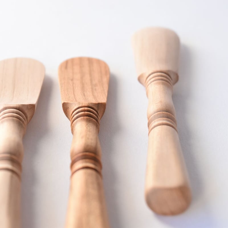 『＊零＊』銘木のバターナイフ&マドラー&デザートスティック等 チーク 14.2cm Knife Butter WOOD】バターナイフ ネコポス対応【TEAK 箸・カトラリー