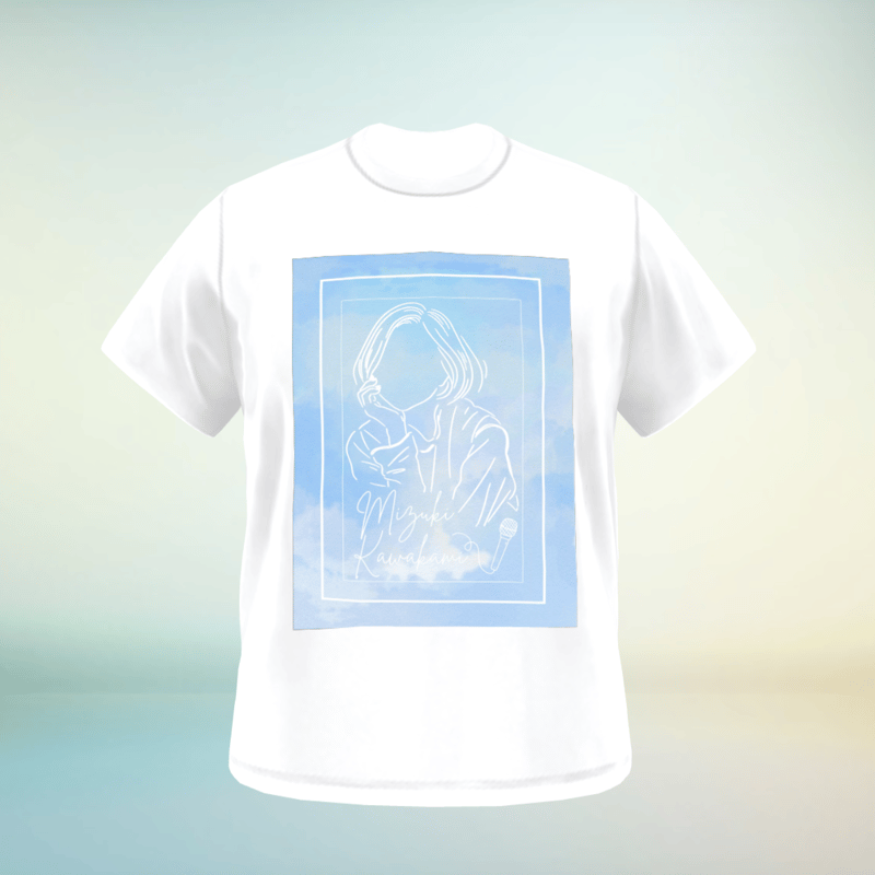 hashtag ddd イラスト入りホワイト半袖Tシャツ Mサイズ hashtag ddd イラスト入りホワイト半袖Tシャツ Mサイズ