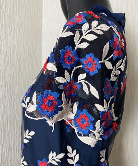 花柄ワンピ 〜mila schon BLUE LABEL