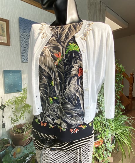 鳥や花、虫たちと葉っぱのTシャツ 〜TOKUKO 1er VOL