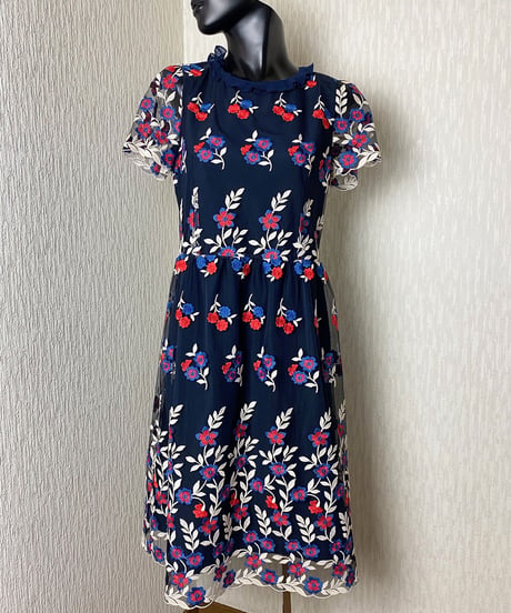花柄ワンピ 〜mila schon BLUE LABEL