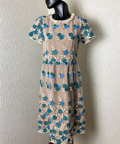 花柄ワンピ 〜mila schon BLUE LABEL