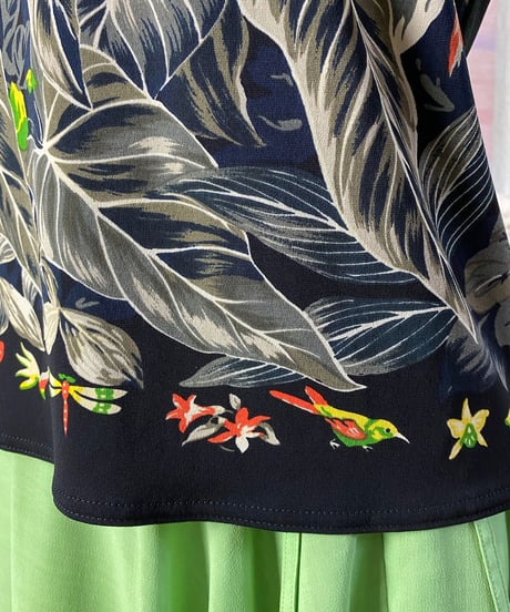 鳥や花、虫たちと葉っぱのTシャツ 〜TOKUKO 1er VOL