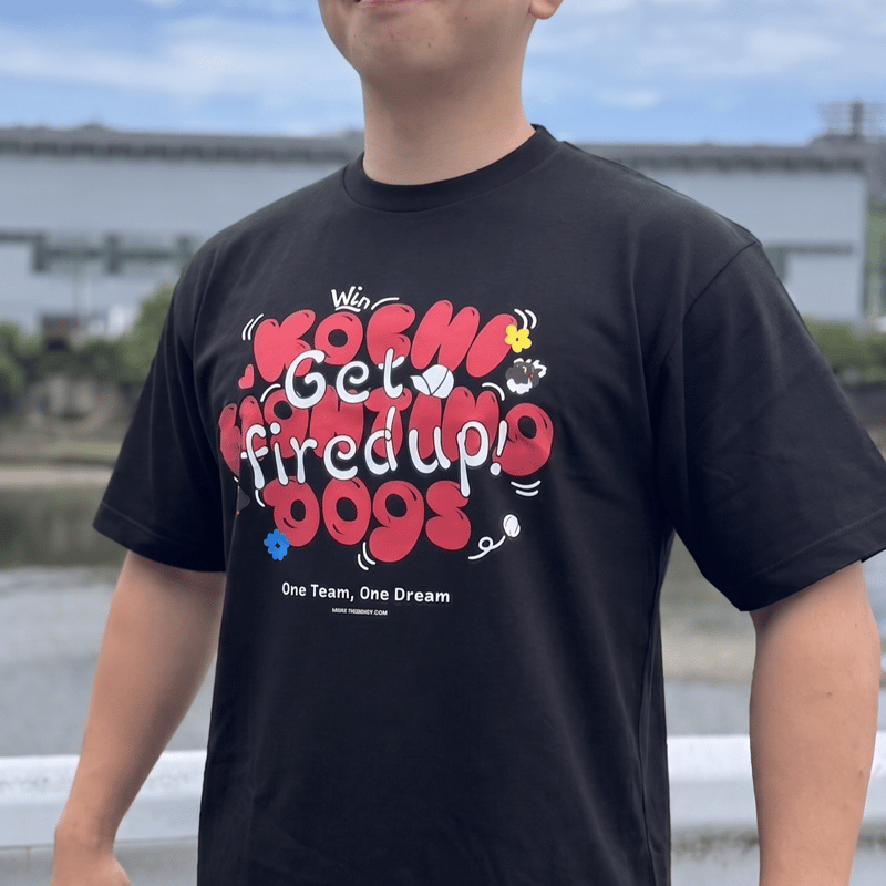 DogsTシャツ2026 ブラック | 高知FD公式オンラインショップ