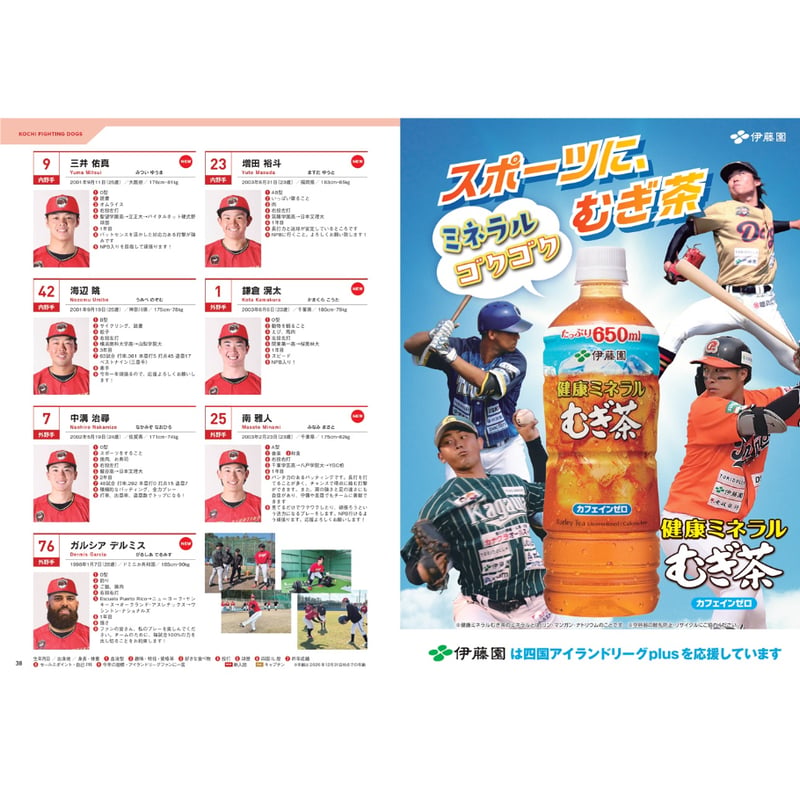 2026公式選手名鑑 | 高知FD公式オンラインショップ