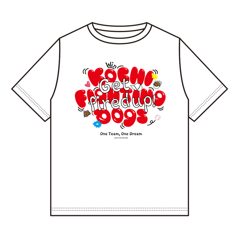 DogsTシャツ2026 ホワイト | 高知FD公式オンラインショップ