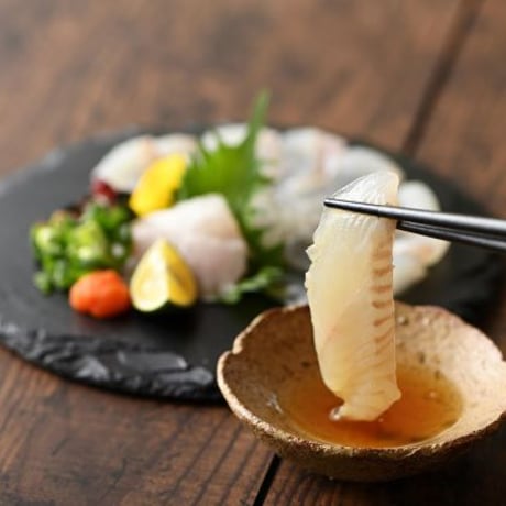 【冷凍】伸東ヒラメ刺身・専用ポン酢セット