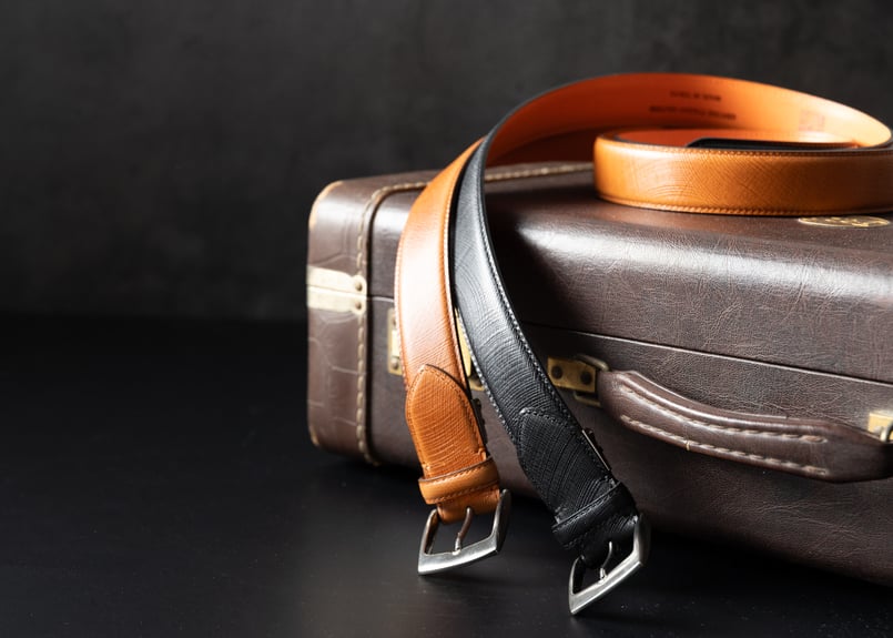 くつろぎリラックス イタリアンオイルレザーベルト＜KR002