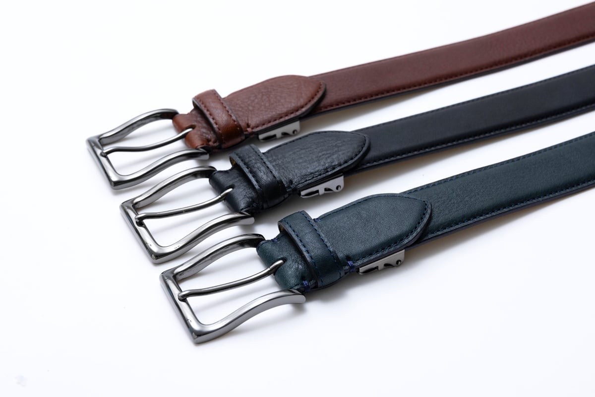 くつろぎリラックス 栃木レザーオイルシュリンクベルト＜KR005