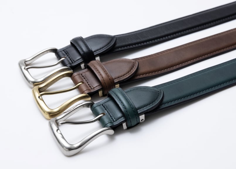 くつろぎリラックス アメリカンオイルレザーベルト＜KR006