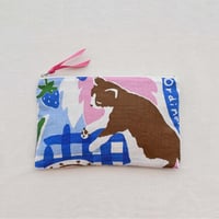 【 Flat Pouch M】  'Ordinary day' (Blue)