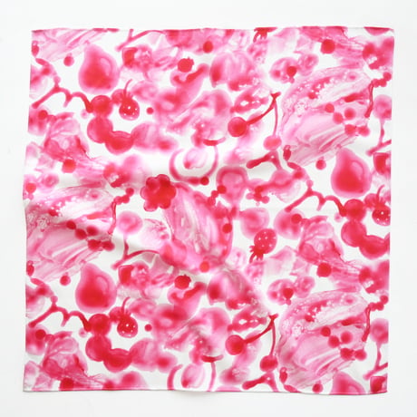 【Handkerchief】 'Jam' (Raspberry)
