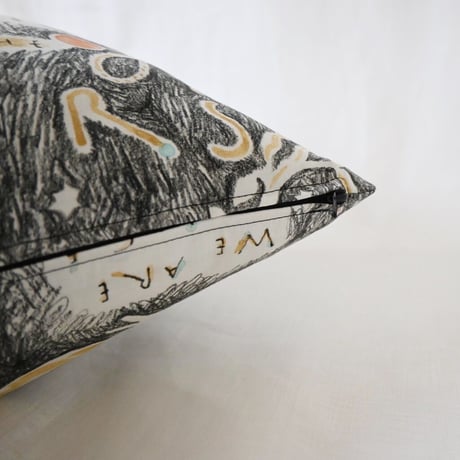 【Cushion cover】 'The stars'  (Black)