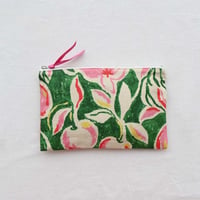 【 Flat Pouch M】  'The universe' / Green