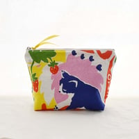 【Machi Pouch】  'Ordinary day' / Red