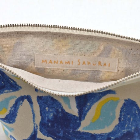 【Machi Pouch】  'The universe' / Blue