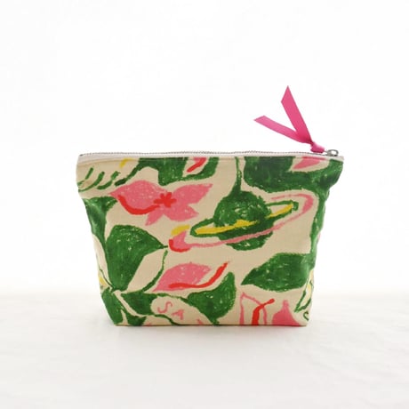【Machi Pouch】  'The universe' / Green