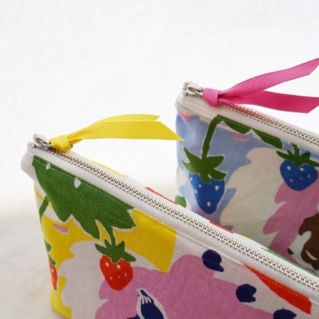 【Machi Pouch】  'Ordinary day' / Blue
