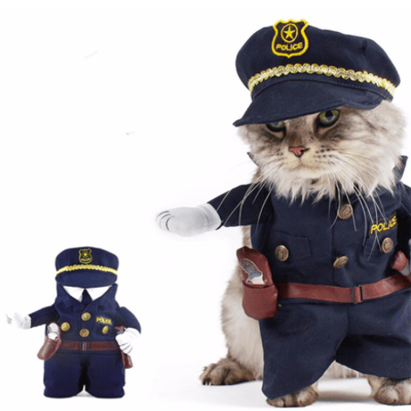 【犬 猫】警察官セット