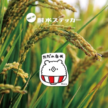 【耐水ステッカー】ごはん