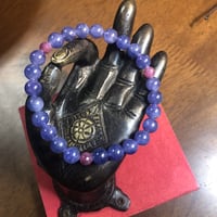 【協賛古物品】タンザナイト8㎜＆ルビー6㎜