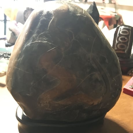 【古物逸品】蛇石約4kg