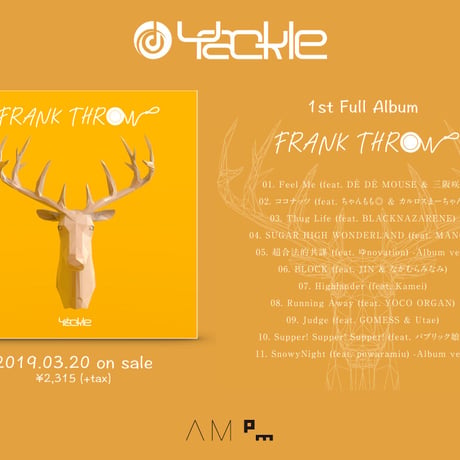 【CD】Yackle 1st Full Album『FRANK THROW』