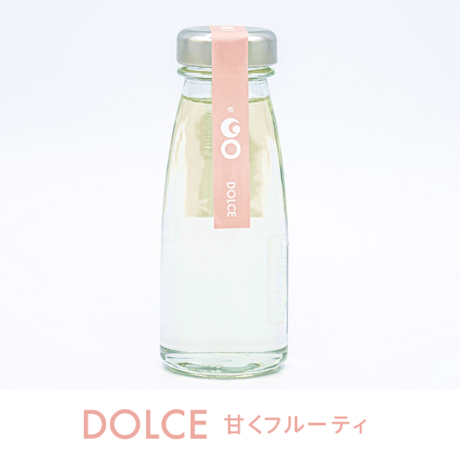 "旅飲み"日本酒「GO PINボトル」DOLCE（180cc )　フルーティな甘さの純米吟醸酒