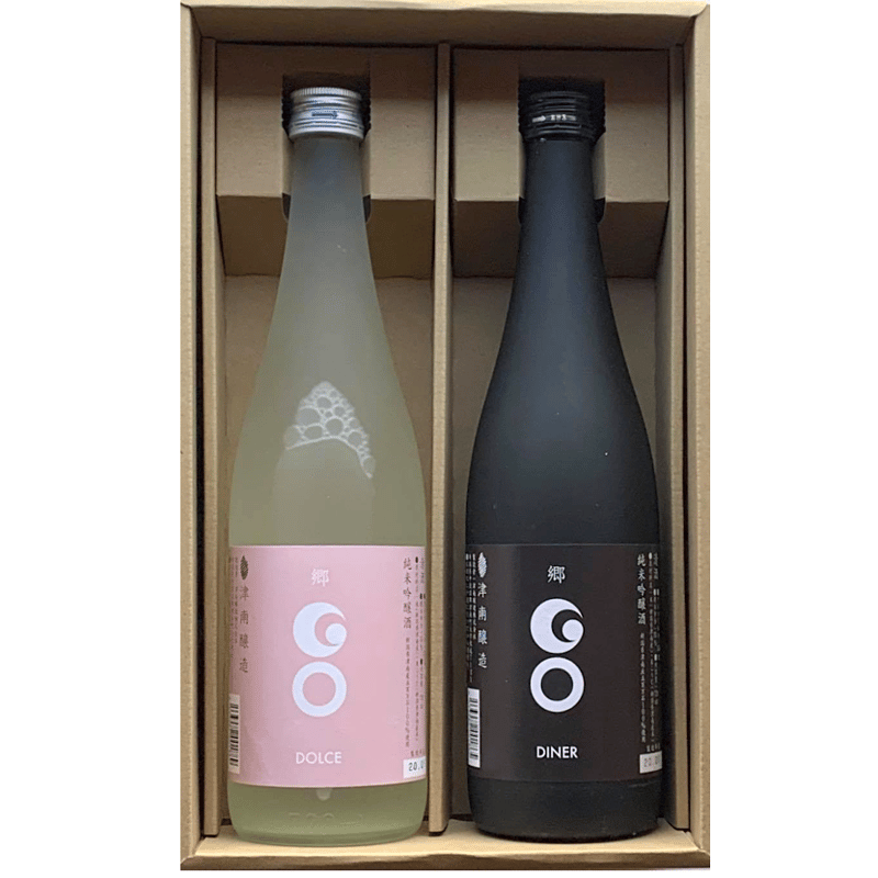 郷（GO）2本BOX（DINER ＆ DOLCE 720ml各1本） | 津南醸造 STORE
