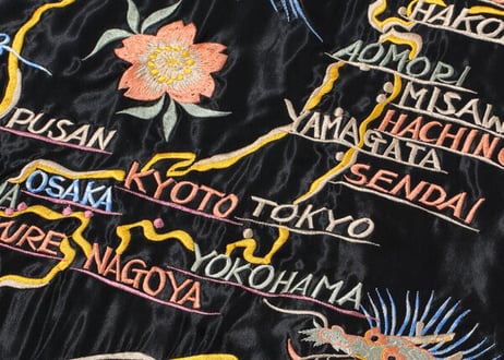 TAILOR TOYO テーラー東洋 ACETATE SOUVENIR JACKET “ROARING TIGER” × “JAPAN MAP”