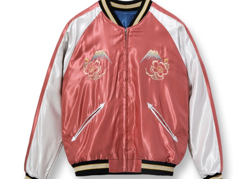テーラー東洋　スカジャン　スーベニア　顔虎　龍　ドラゴン　ヴィンテージ　別珍 テーラー東洋スカジャン ACETATE SOUVENIR JACKET “DRAGON HE