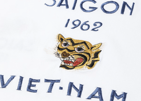 テーラー東洋 TAILOR TOYO SUKA T-SHIRT EMBROIDERED “SAIGON VIET-NAM”スカジャンTシャツ 横須賀