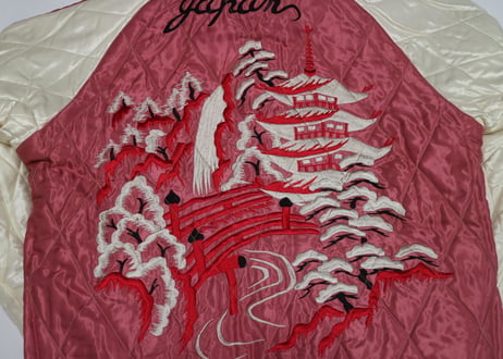 TAILOR TOYO テーラー東洋 VELVETEEN SOUVENIR JACKET "DUELLING DRAGONS & LANDSCAPE"