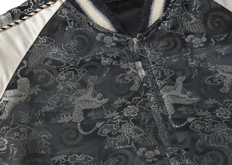 限定】港商Rayon Brocade × Acetate Souvenir Jacket