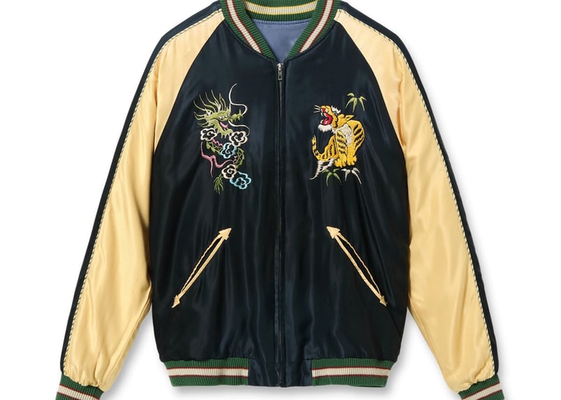 テーラー東洋スカジャン Acetate Souvenir Jacket “DRAGON HEA