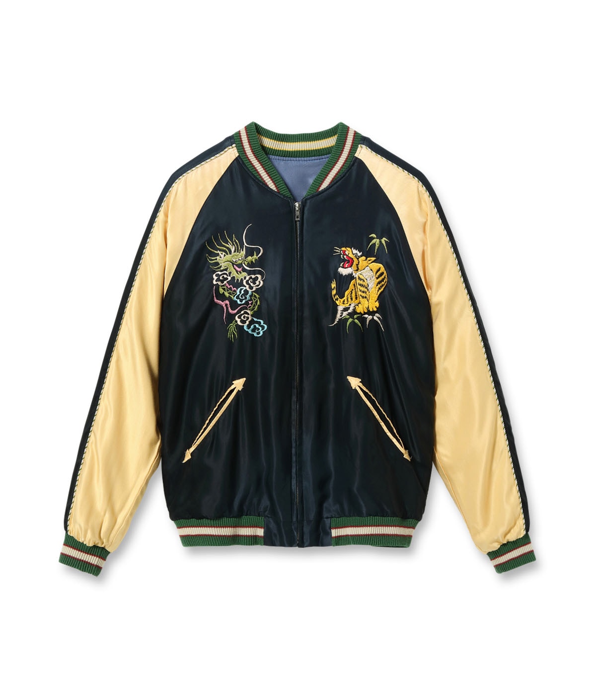 テーラー東洋スカジャン Acetate Souvenir Jacket “DRAGON HEA