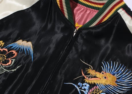 TAILOR TOYO テーラー東洋 ACETATE SOUVENIR JACKET “ROARING TIGER” × “JAPAN MAP”