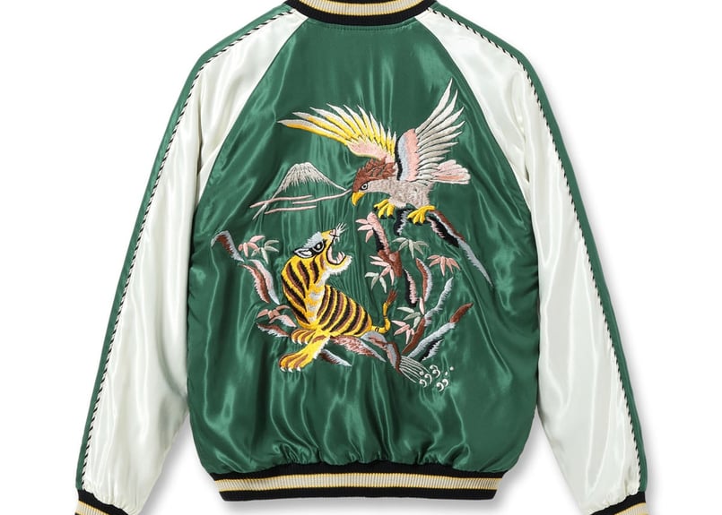 テーラー東洋スカジャン ACETATE SOUVENIR JACKET“EAGLE & TI