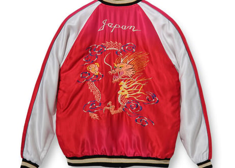 テーラー東洋スカジャン Acetate Souvenir Jacket “TIGER HEAD” × “DRAGON” (AGING MODEL)