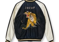 テーラー東洋スカジャン Acetate Souvenir Jacket “ROARING TIGER” × “EAGLE” (AGING MODEL)