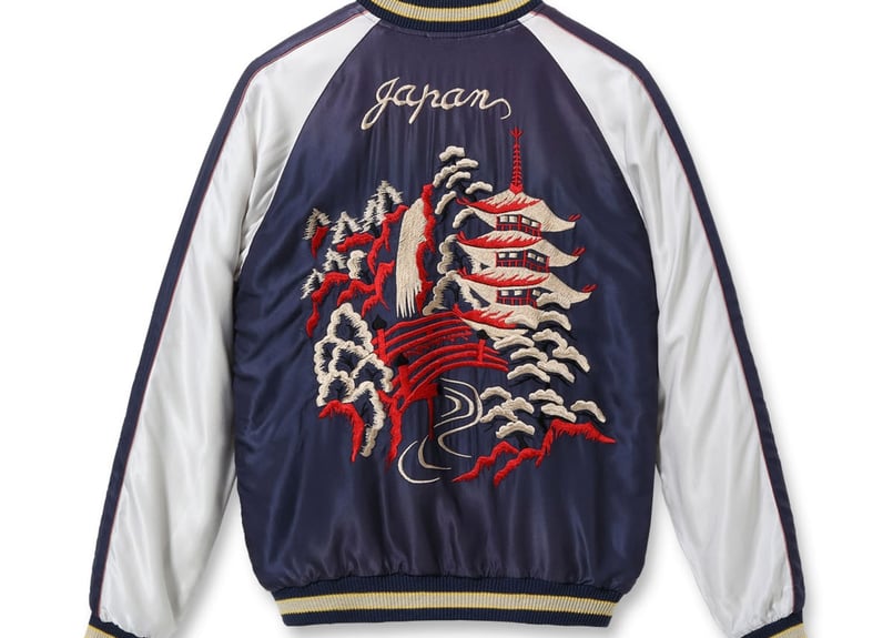 テーラー東洋スカジャン Acetate Souvenir Jacket“WHITE TIGER テーラー東洋スカジャン Acetate Souvenir Jacket“WHITE TIGER