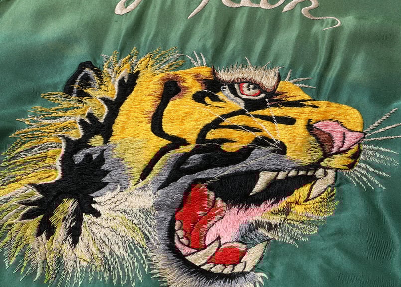 テーラー東洋スカジャン Acetate Souvenir Jacket “TIGER HEAD